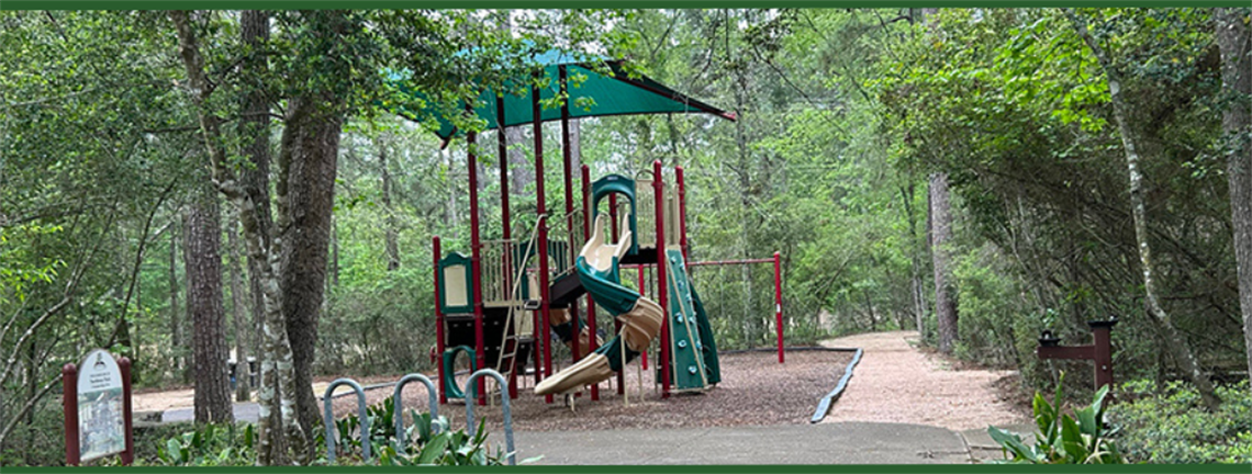 Photo of park slides and swings